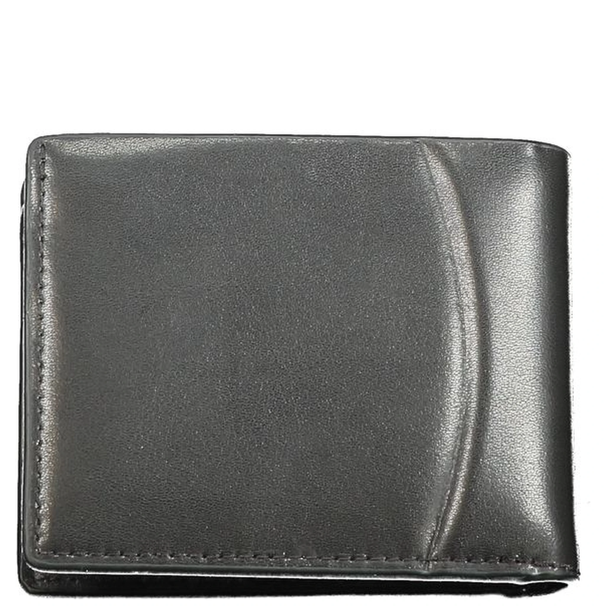 محفظة جلدية سوداء