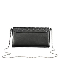 Black Polyester Handbag