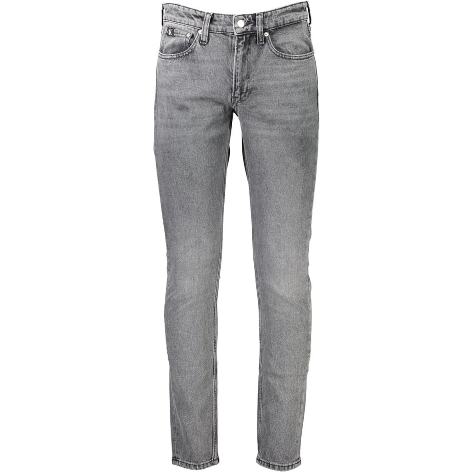 Gray Cotton Jeans Denim