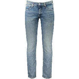 Blue Cotton Jeans Denim
