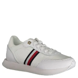White Polyester Sneaker