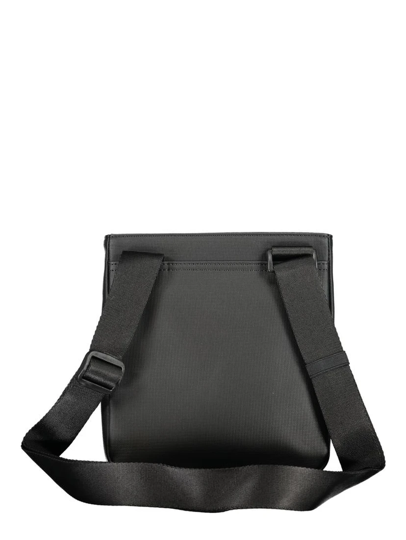 Black Polyethylene Shoulder Bag