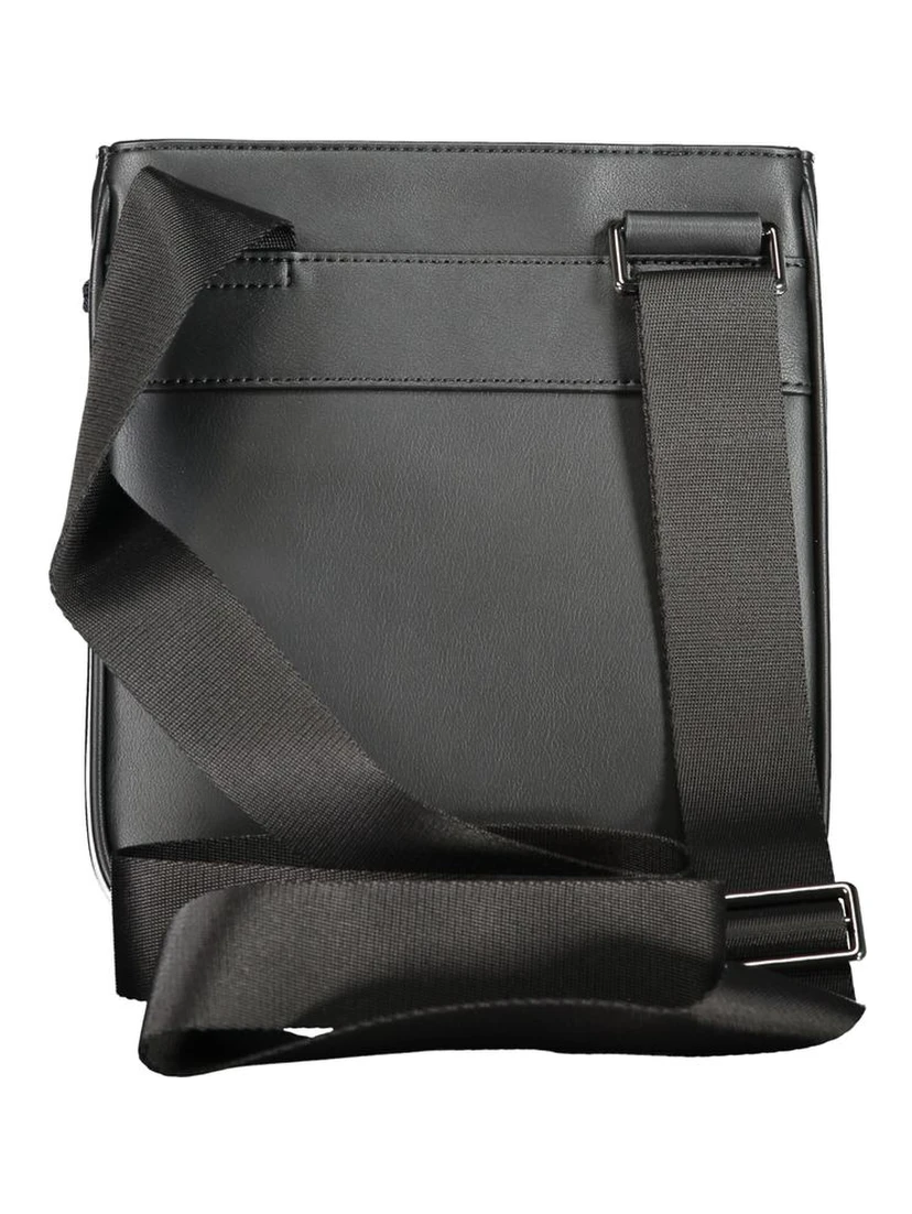 Black Polyethylene Shoulder Bag