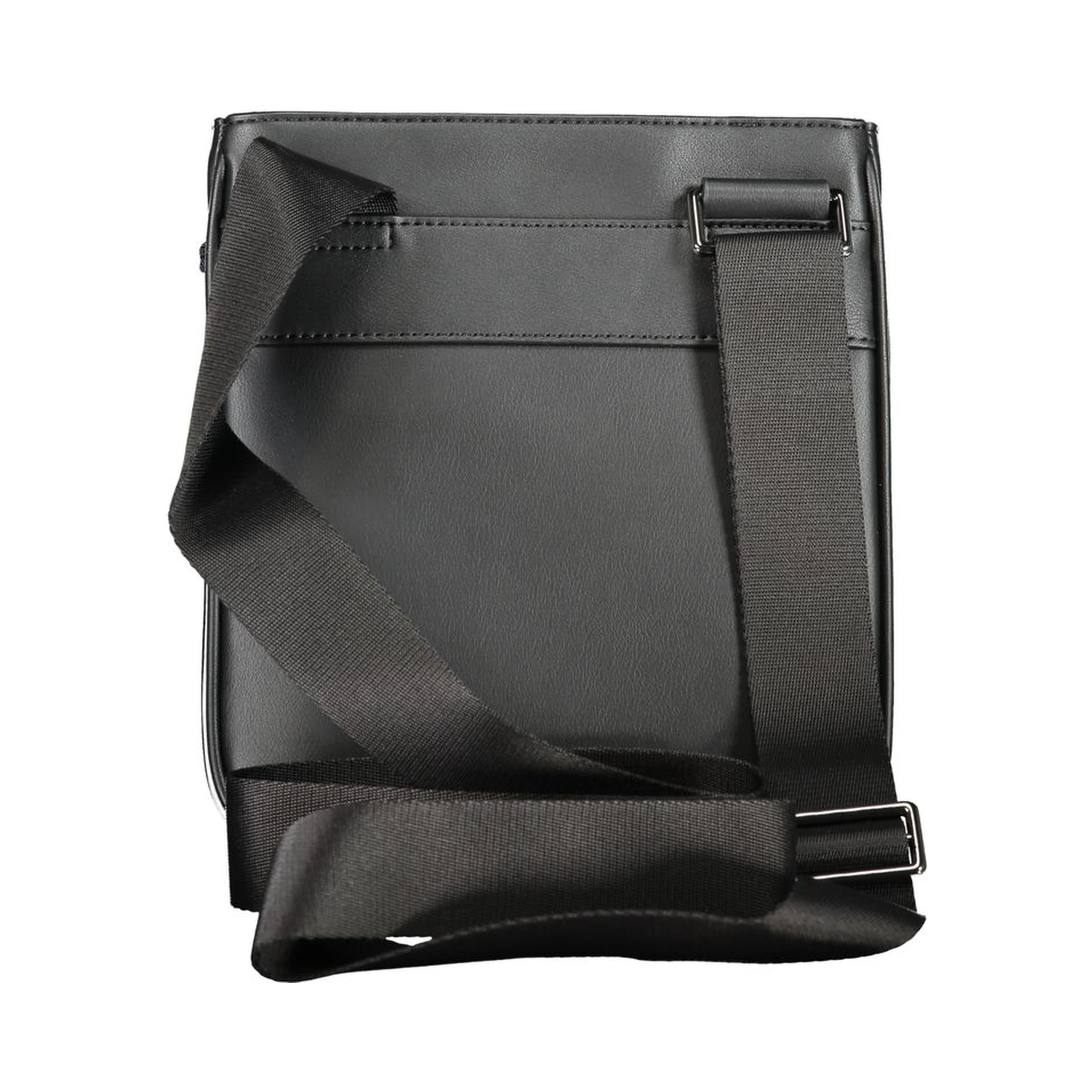 Black Polyethylene Shoulder Bag