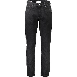 Black Cotton Jeans Denim