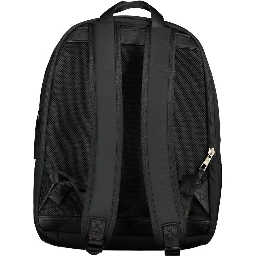 Black Polyester Backpack