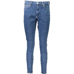 جينز قطني أزرق