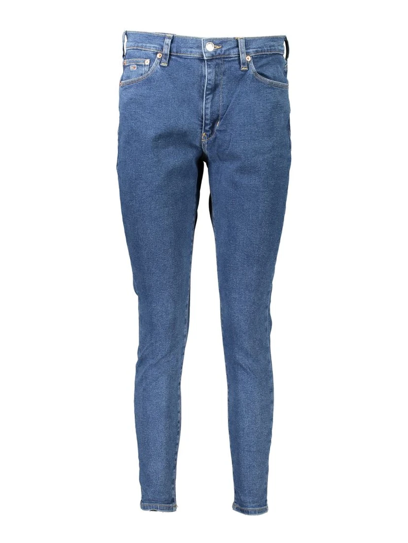 Blue Cotton Jeans Denim