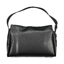 Black Polyester Handbag
