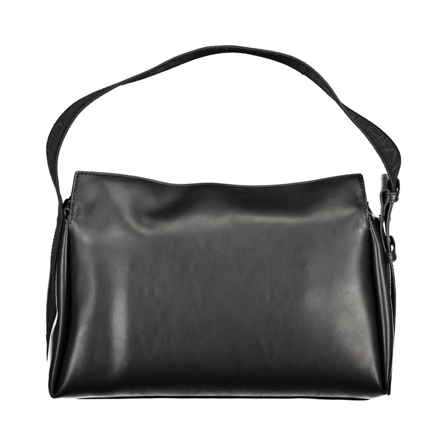 Black Polyester Handbag