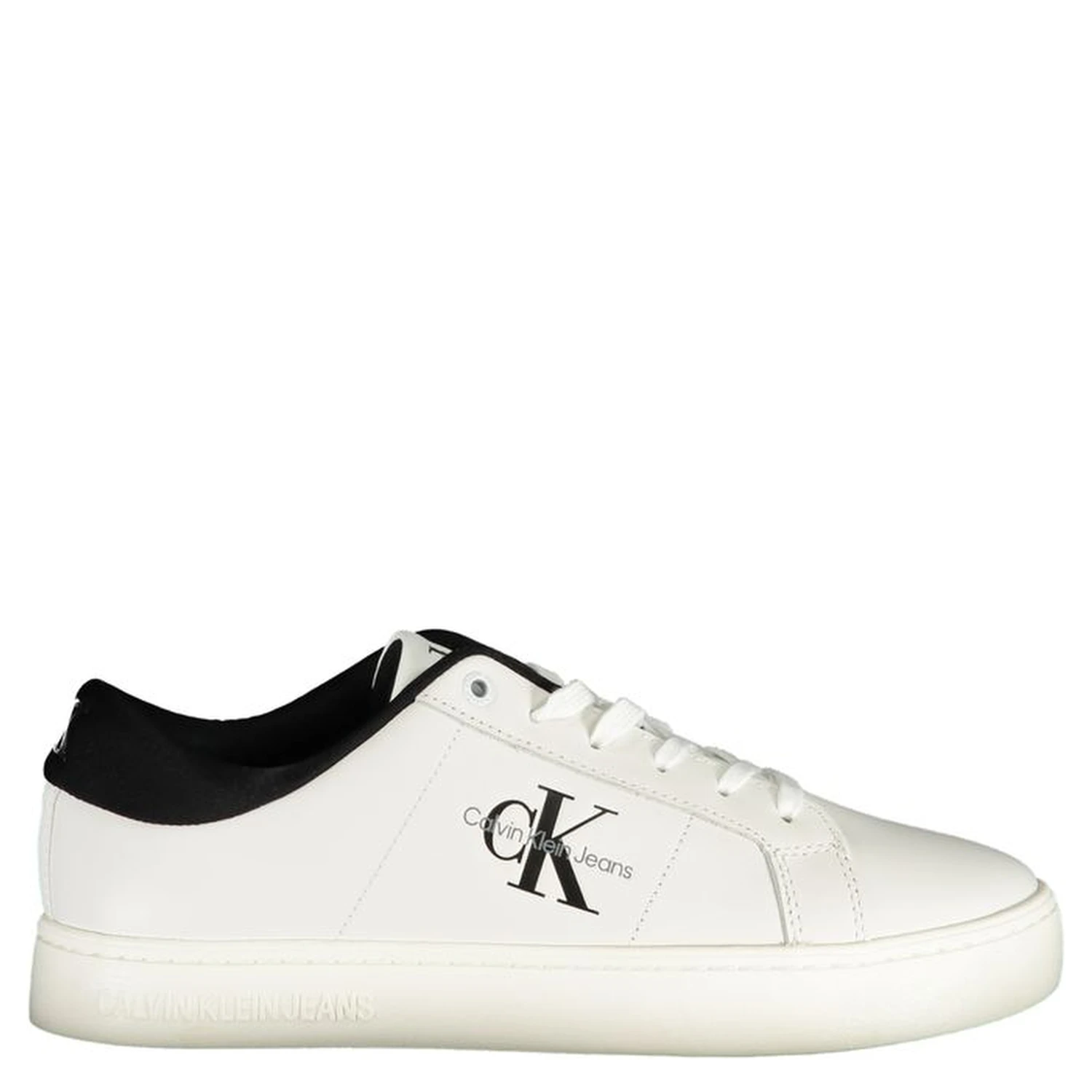 White Polyester Sneaker