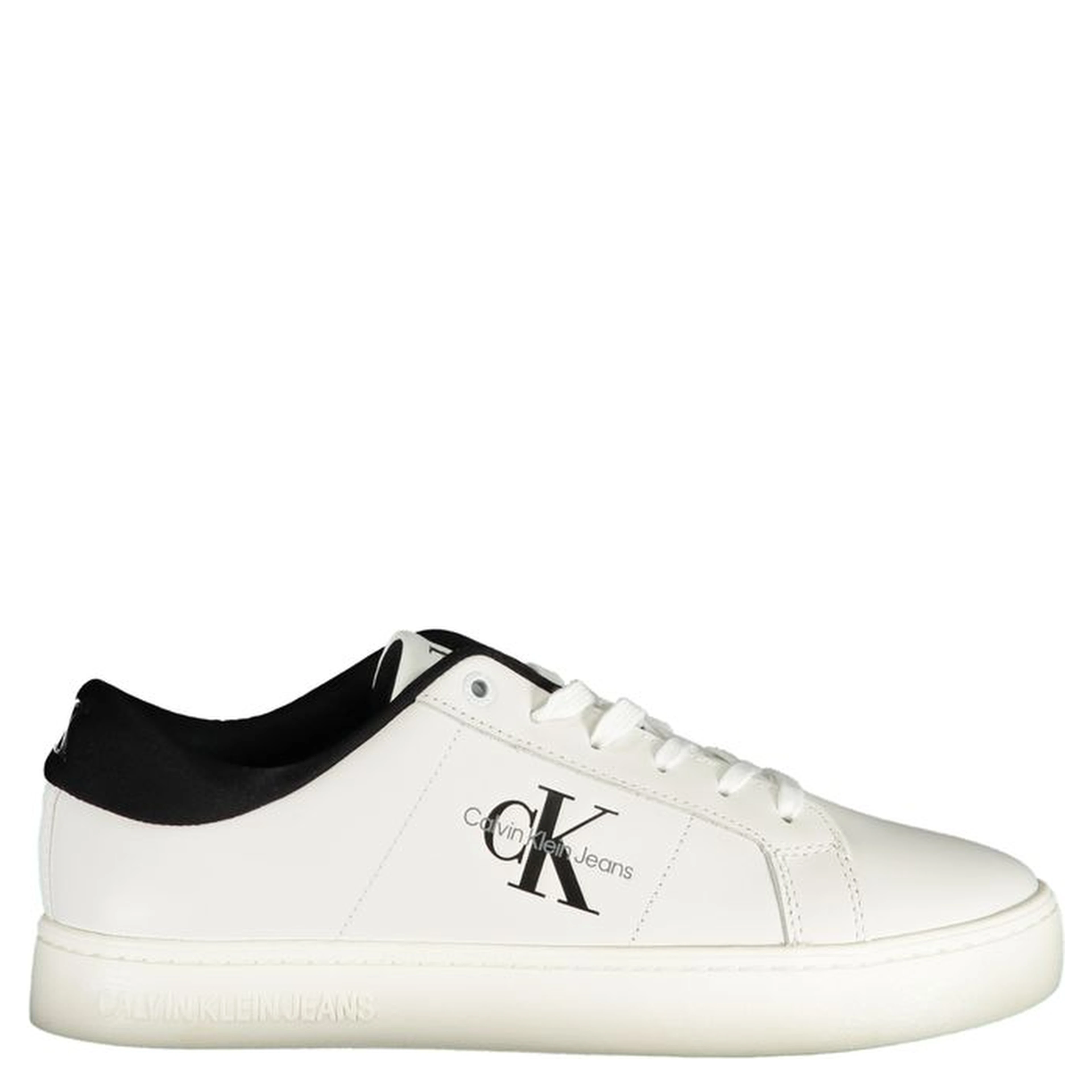White Polyester Sneaker
