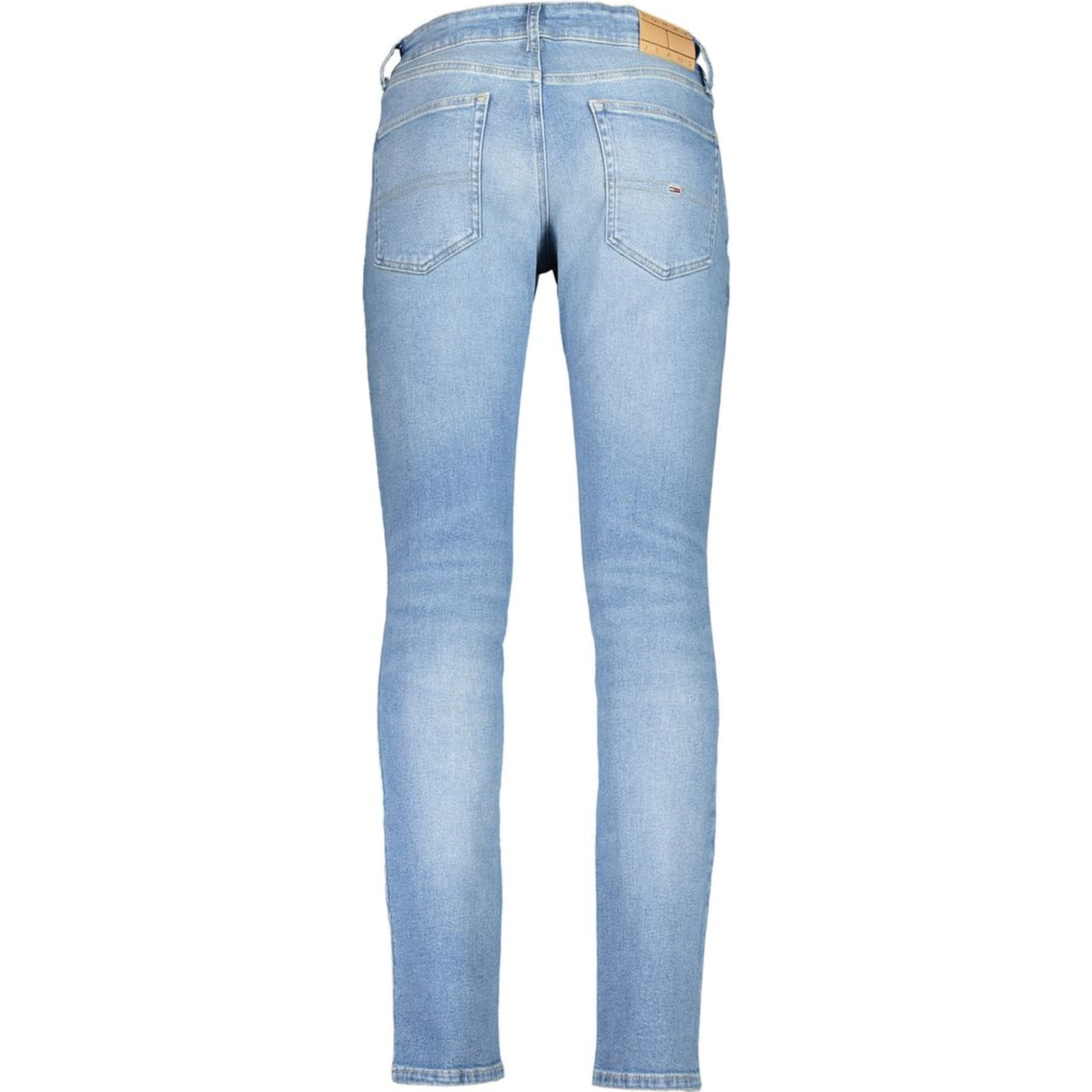 Blue Cotton Jeans Denim