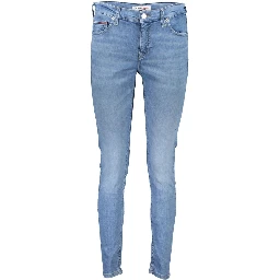 جينز قطني أزرق