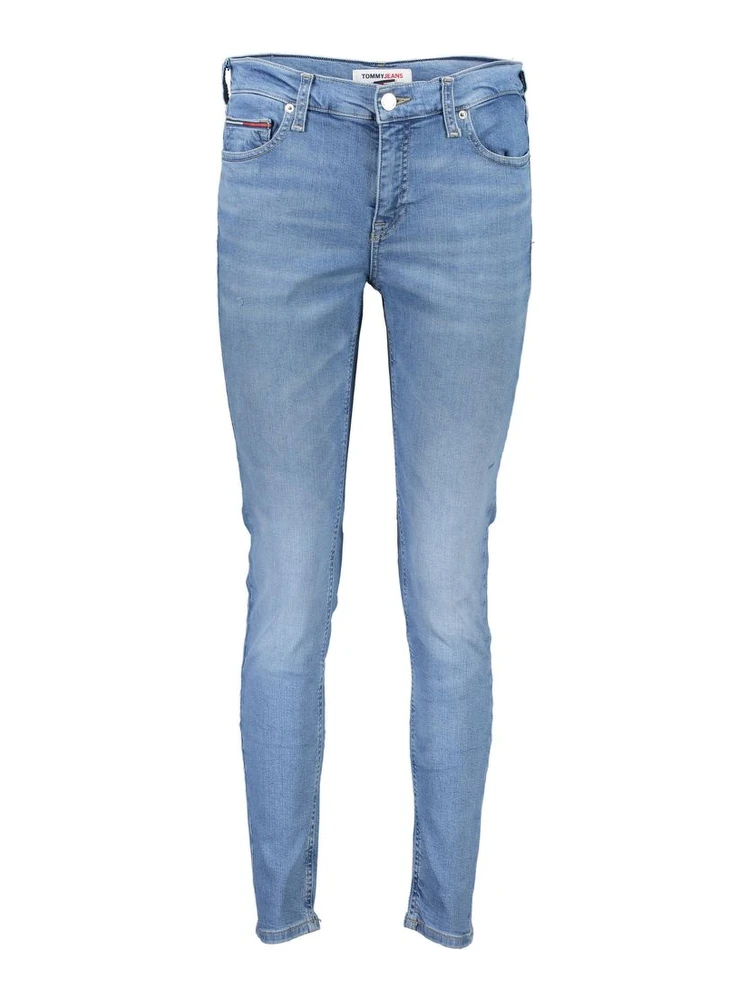 Blue Cotton Jeans Denim