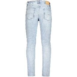 Blue Cotton Jeans Denim