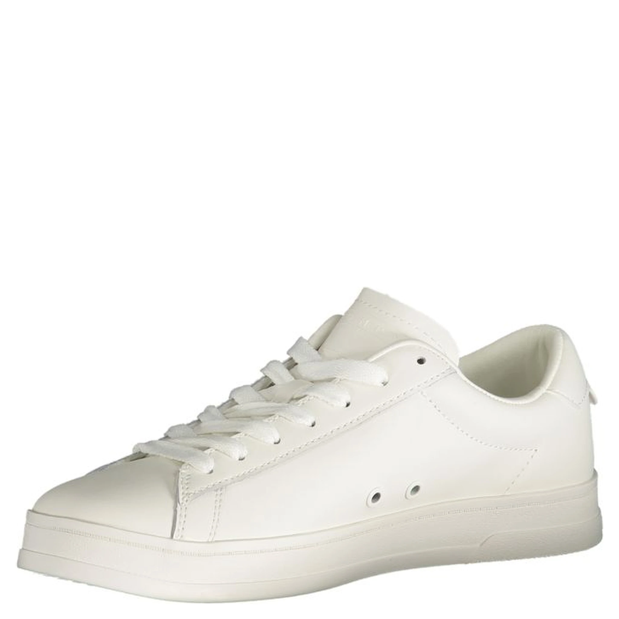 White Polyester Sneaker