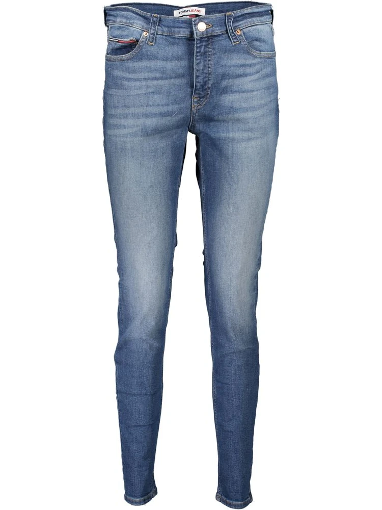 Blue Cotton Jeans Denim