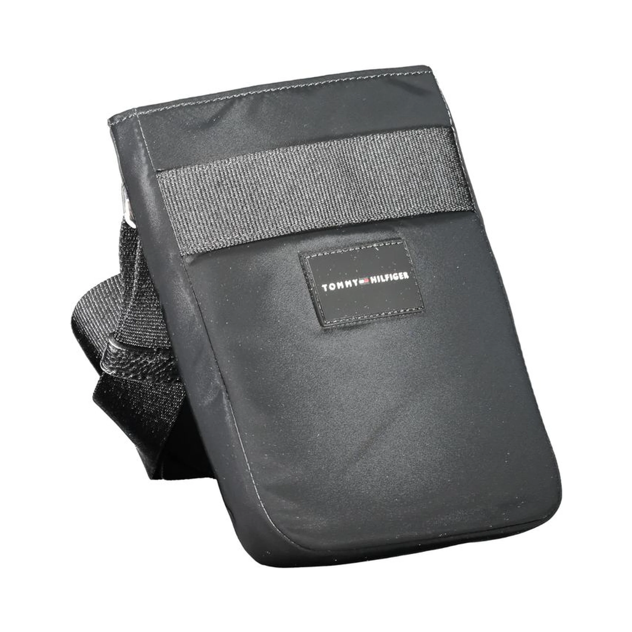 Black Polyester Shoulder Bag