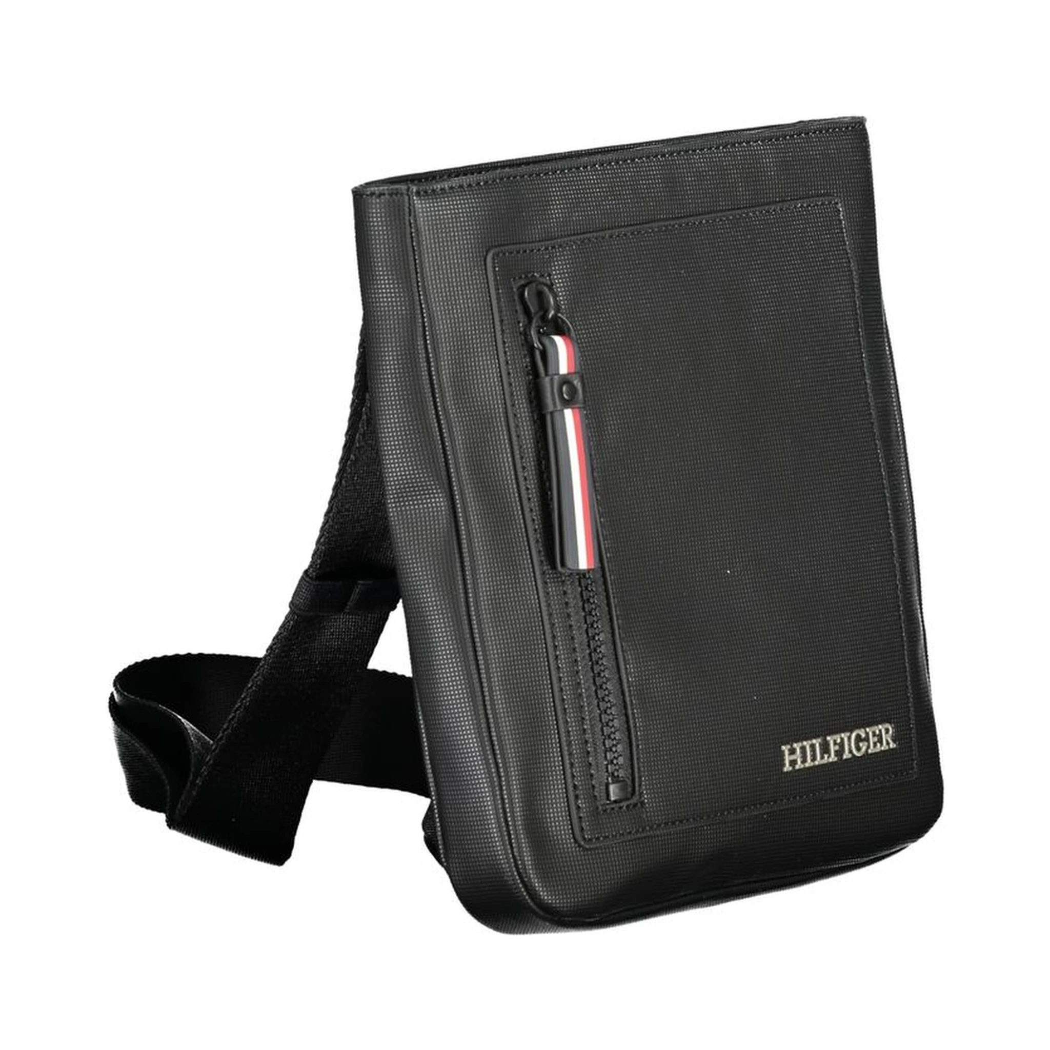 Black Polyethylene Shoulder Bag