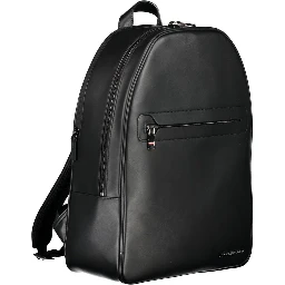 Black Polyester Backpack