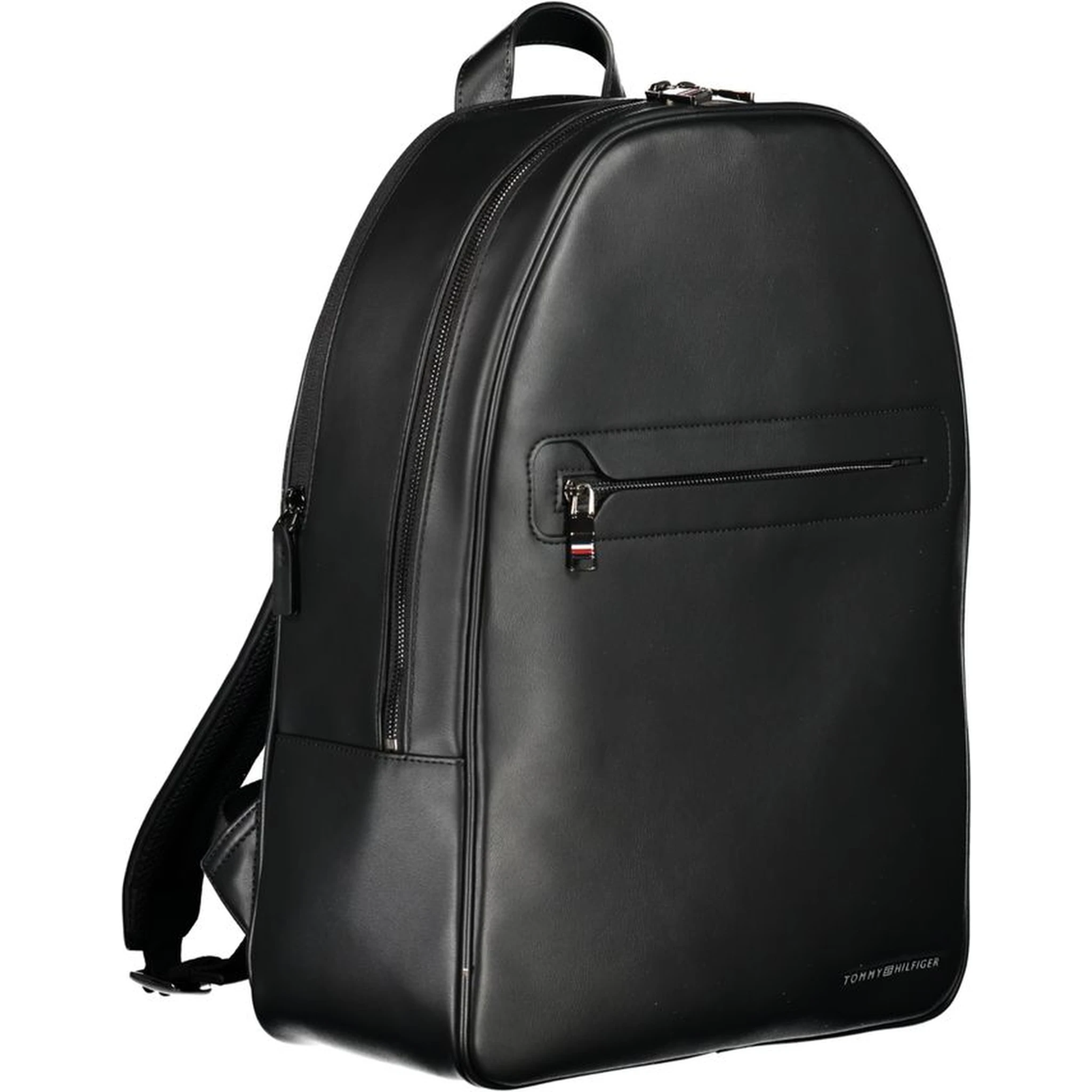 Black Polyester Backpack
