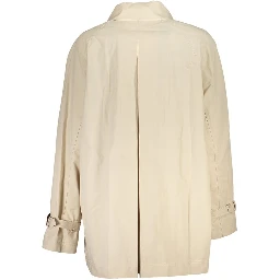 Beige Cotton Jackets & Coat
