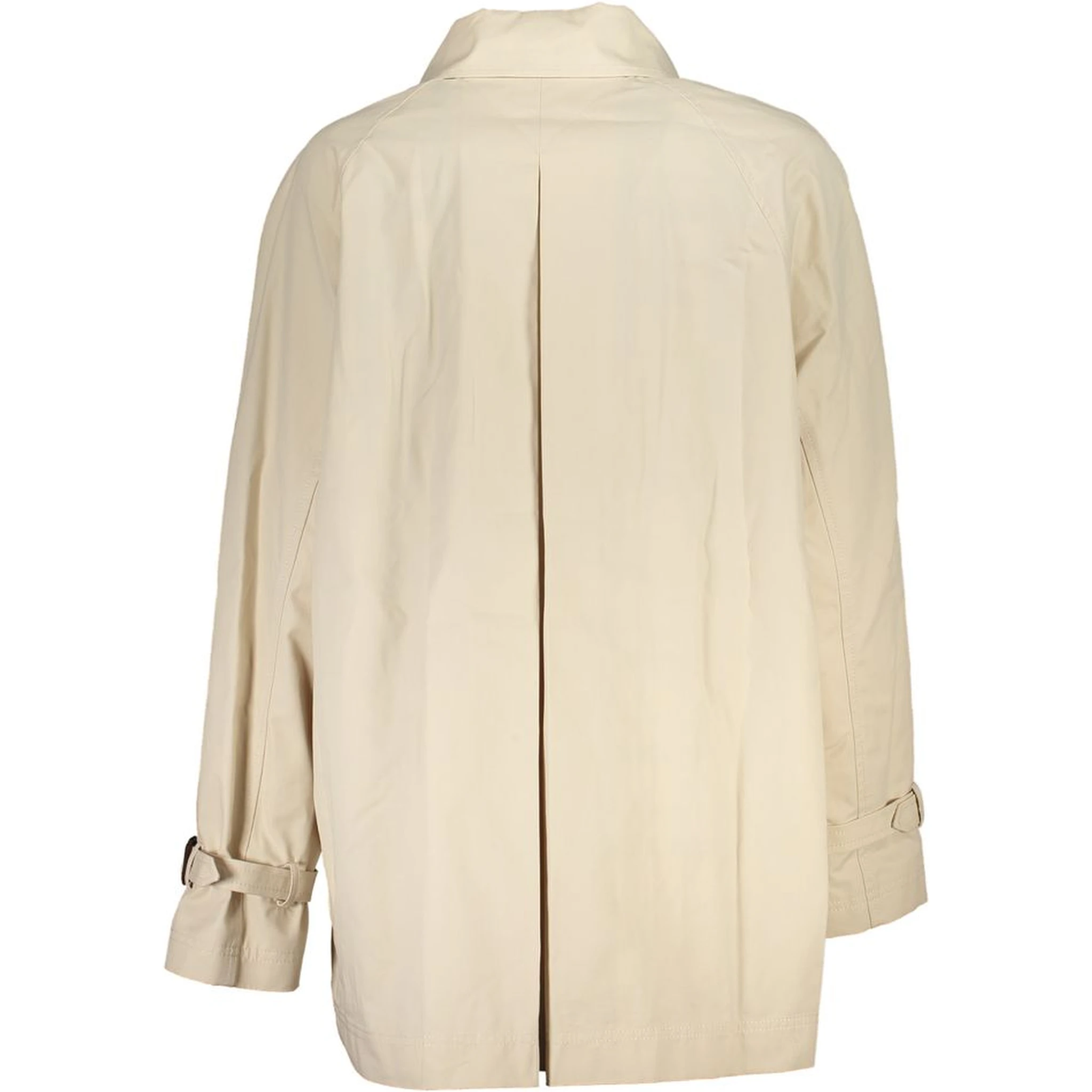 Beige Cotton Jackets & Coat