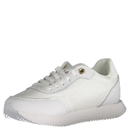 White Polyester Sneaker