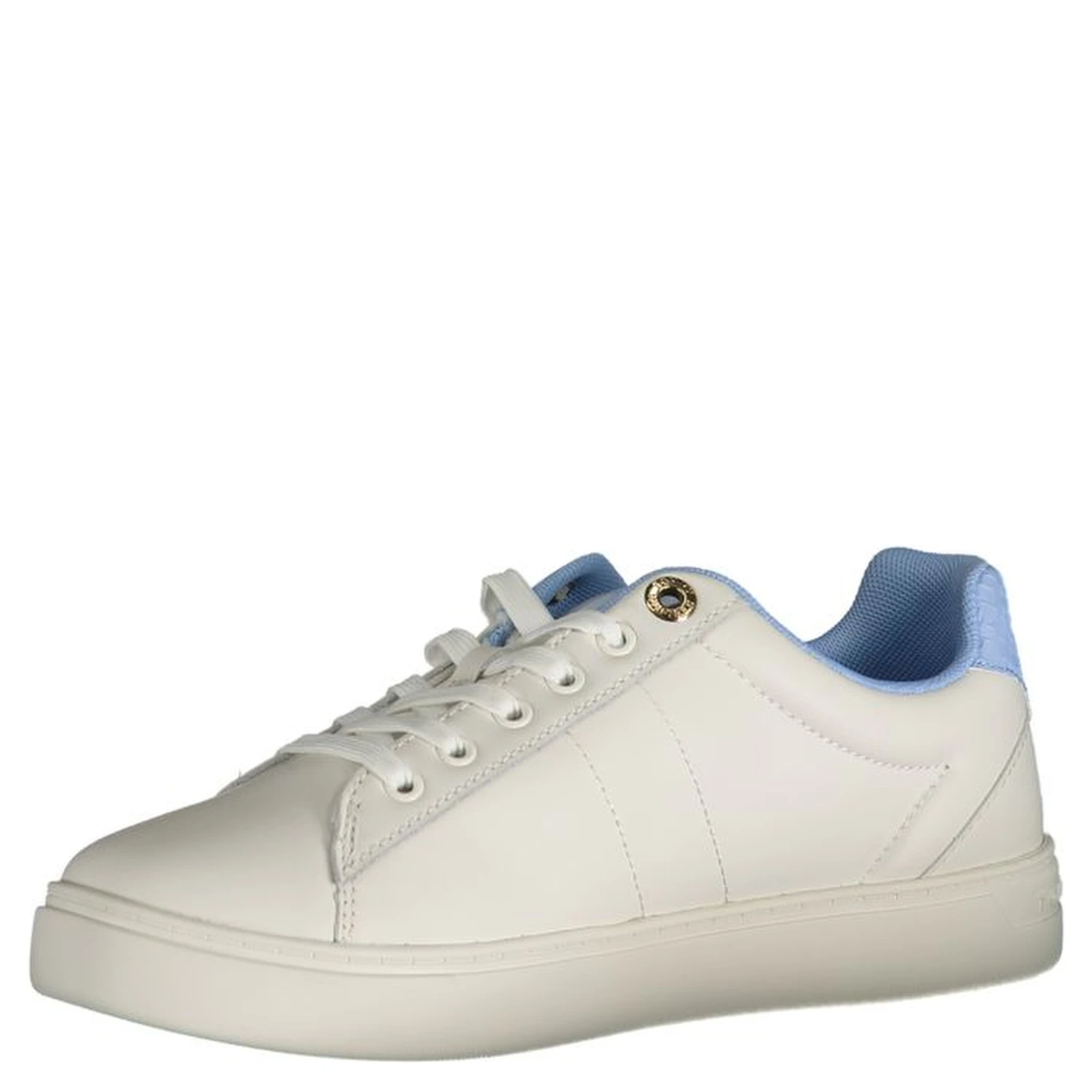 Blue Polyester Sneaker
