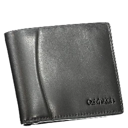 محفظة جلدية سوداء