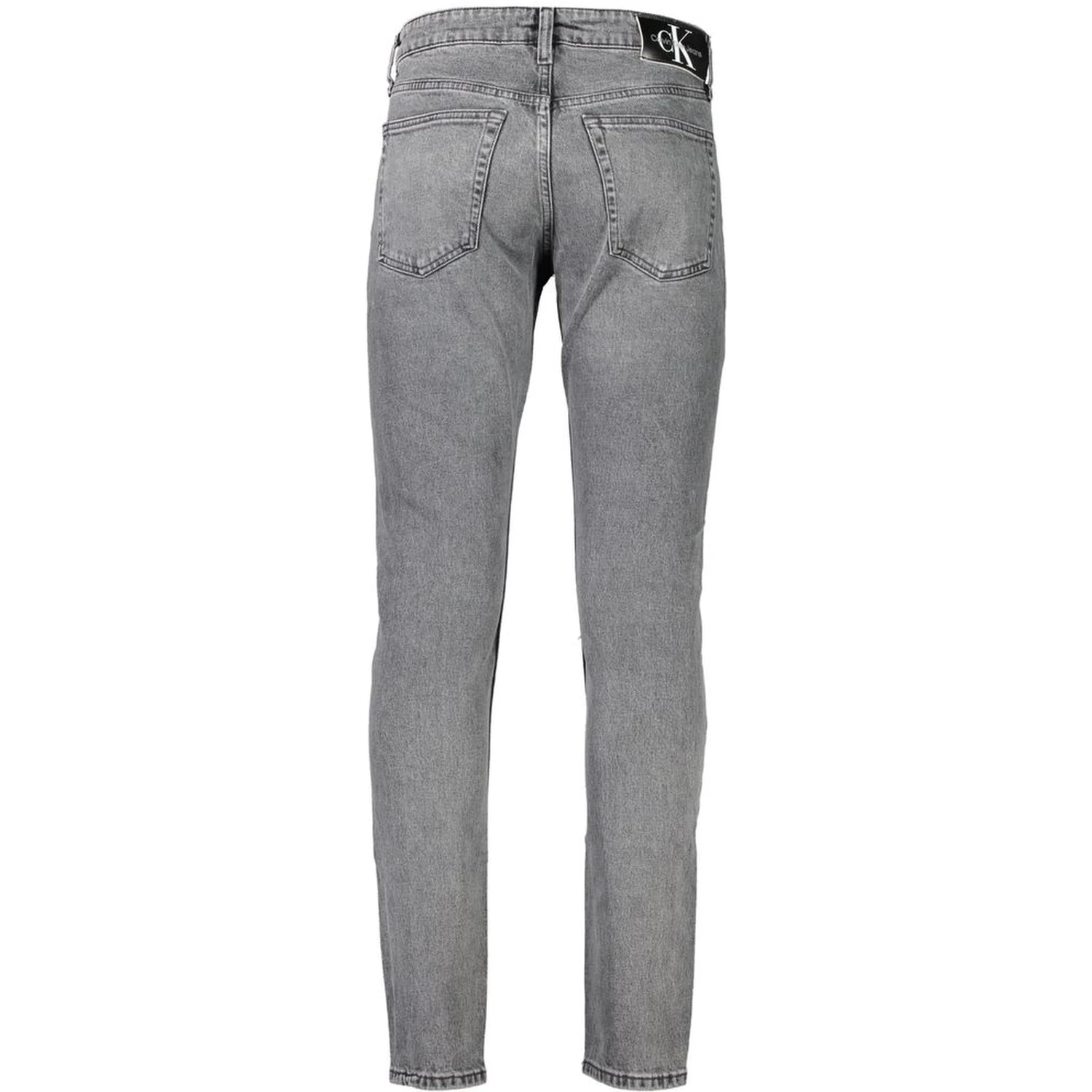 Gray Cotton Jeans Denim