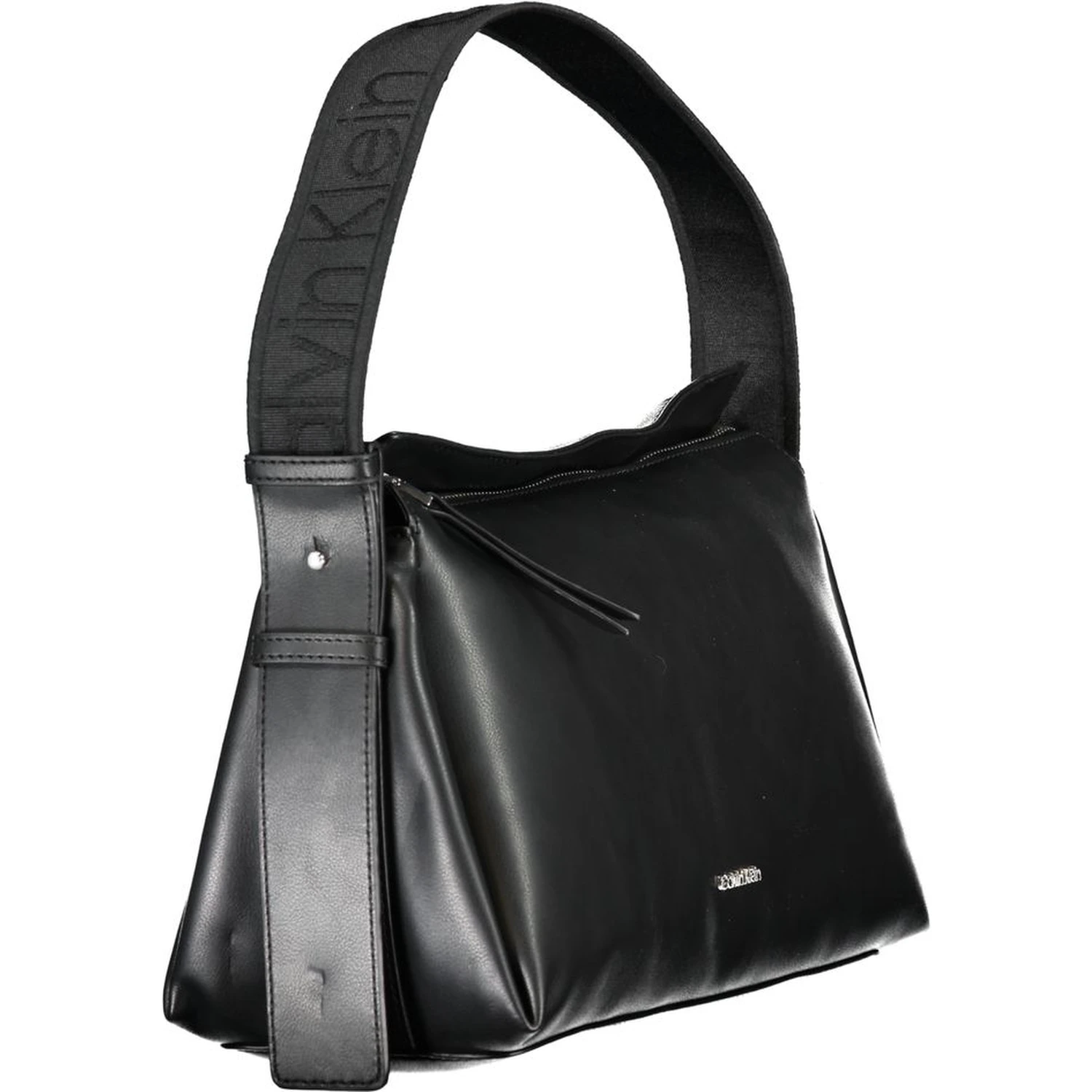 Black Polyester Handbag