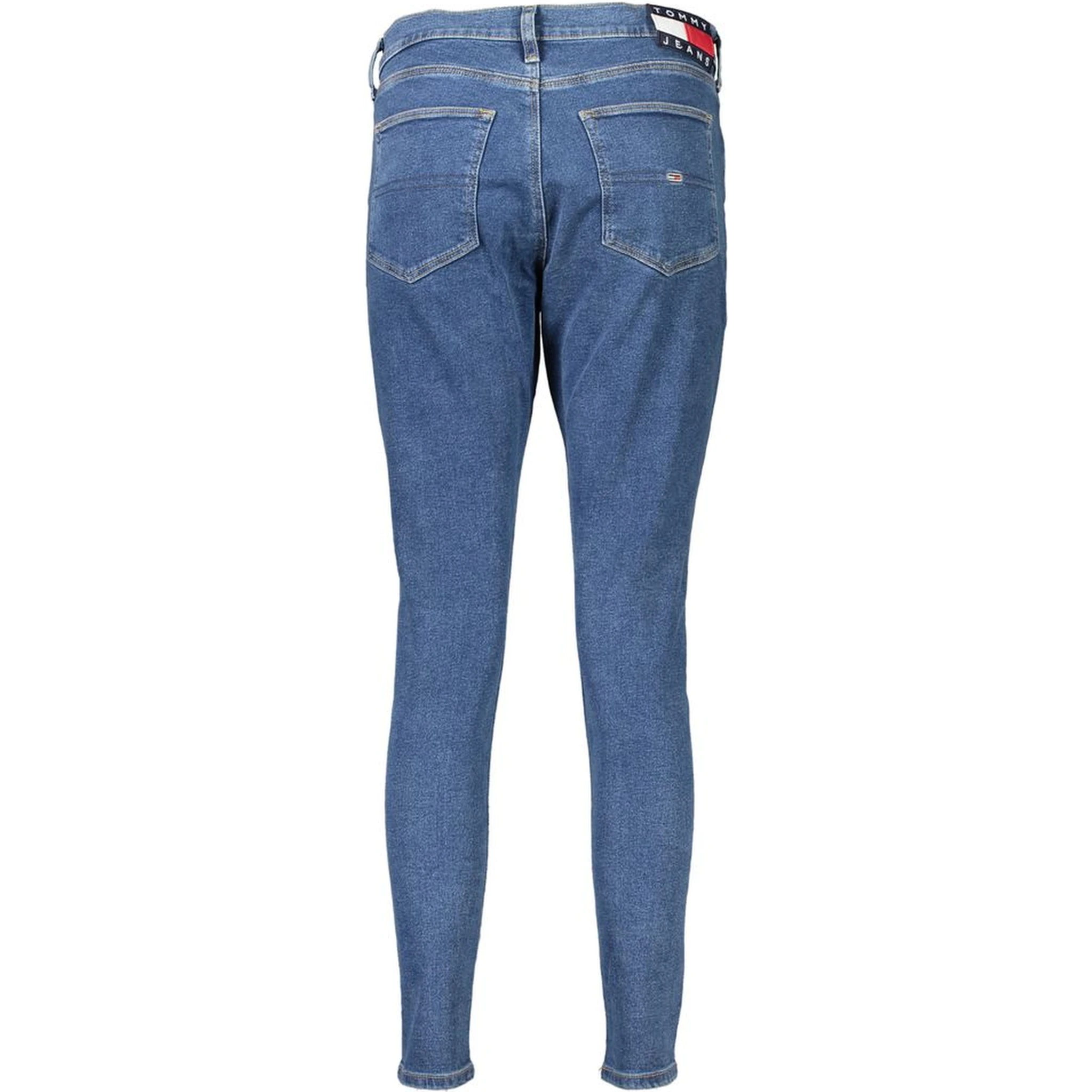 جينز قطني أزرق