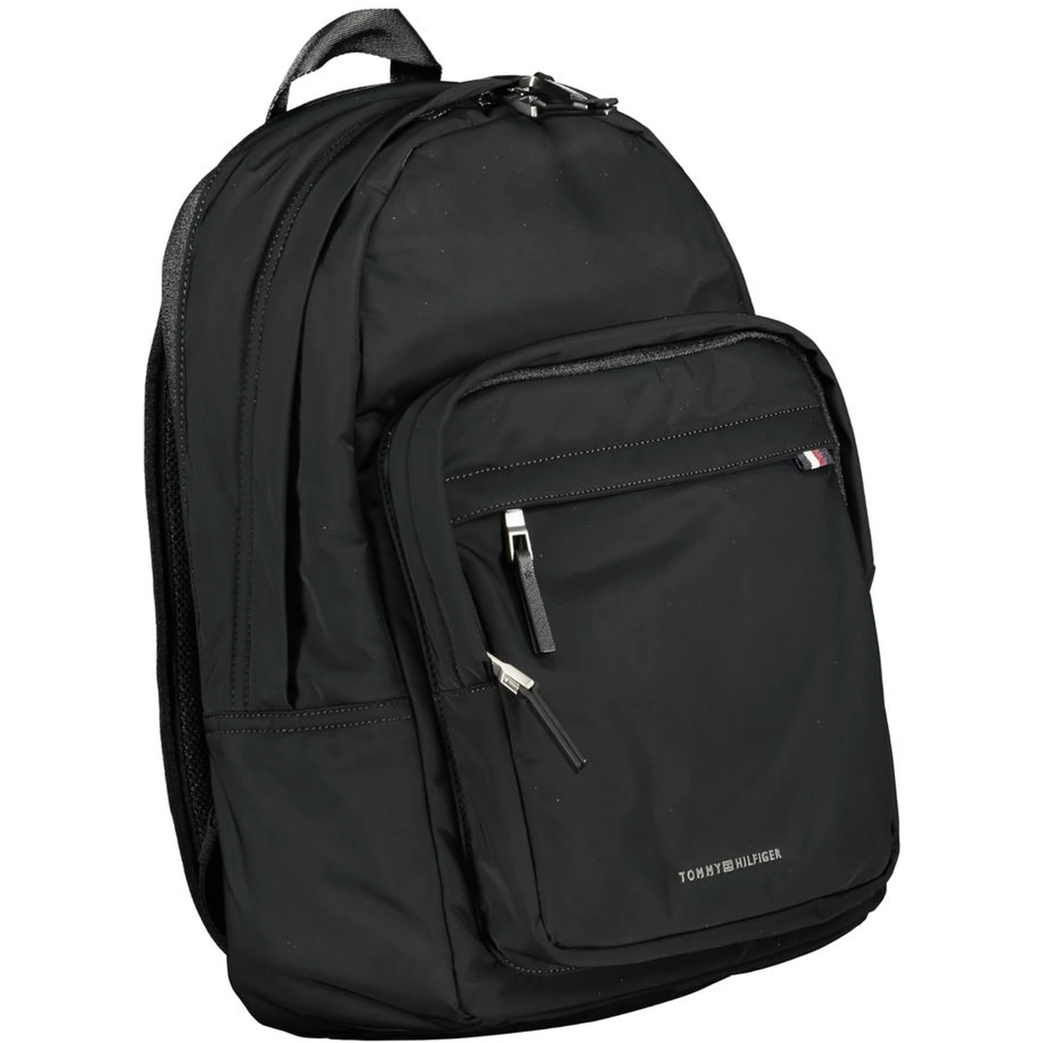 Black Polyester Backpack