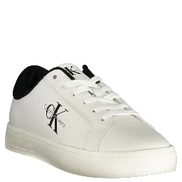 White Polyester Sneaker