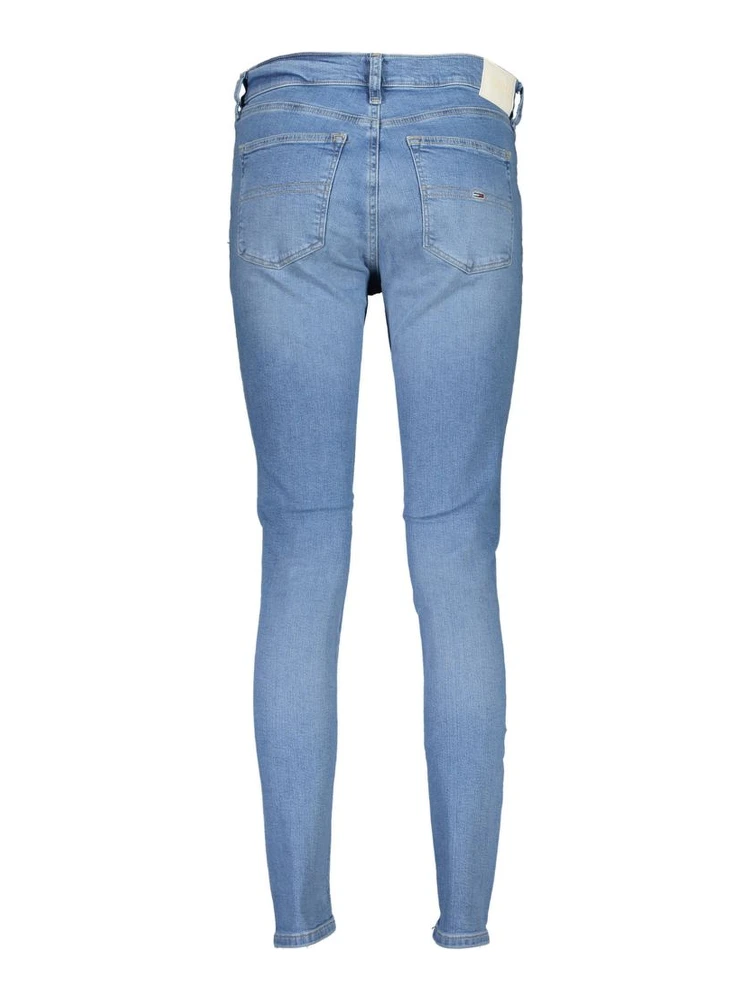 Blue Cotton Jeans Denim alternative