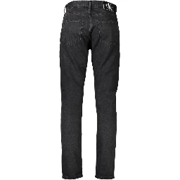 Black Cotton Jeans Denim