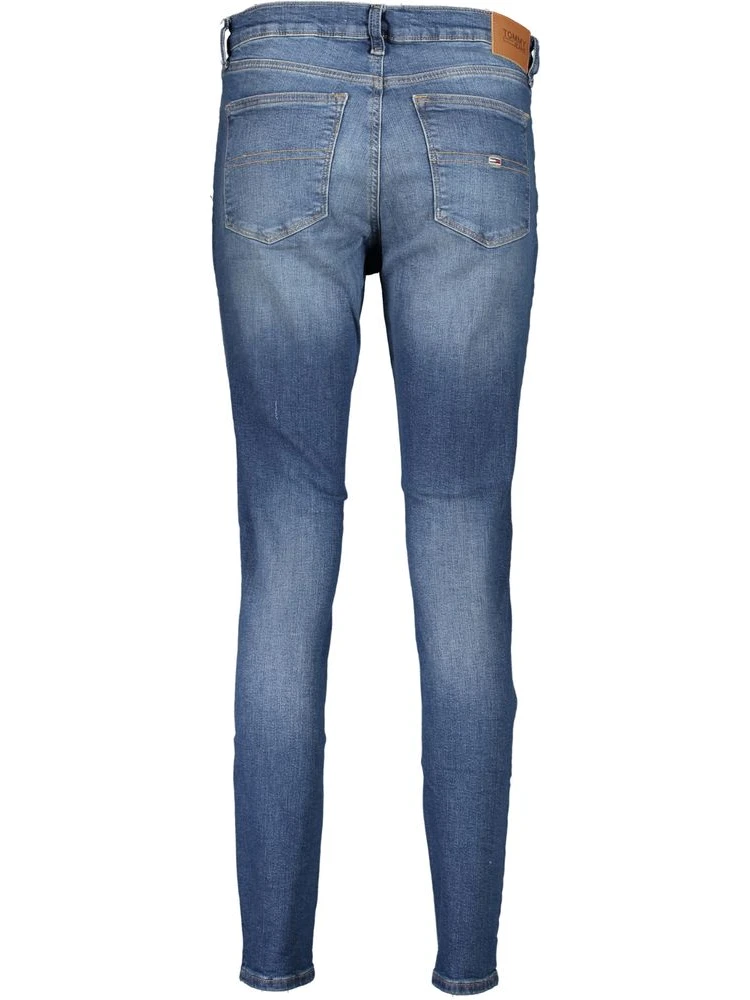Blue Cotton Jeans Denim alternative