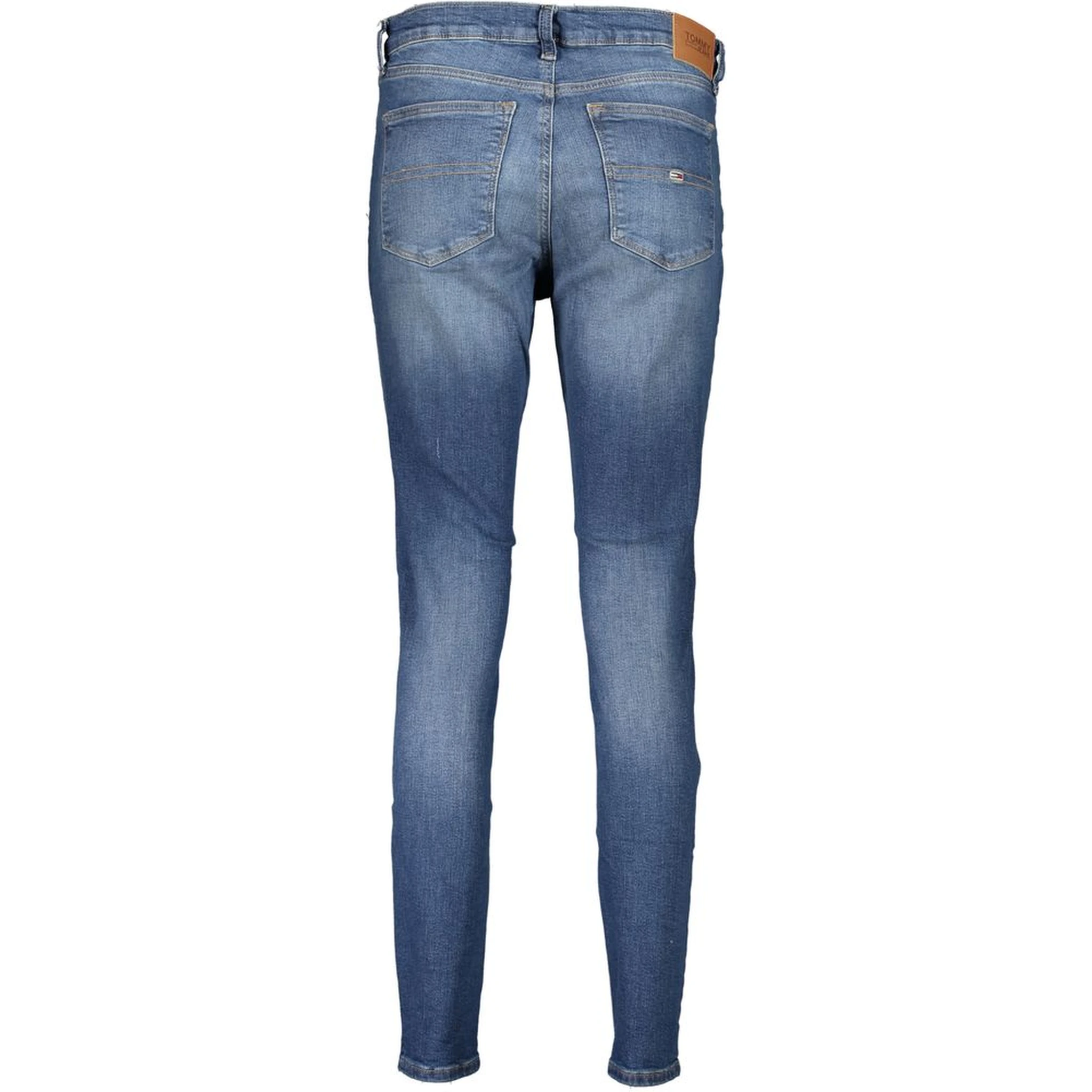 جينز قطني أزرق