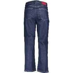 Blue Cotton Jeans Denim