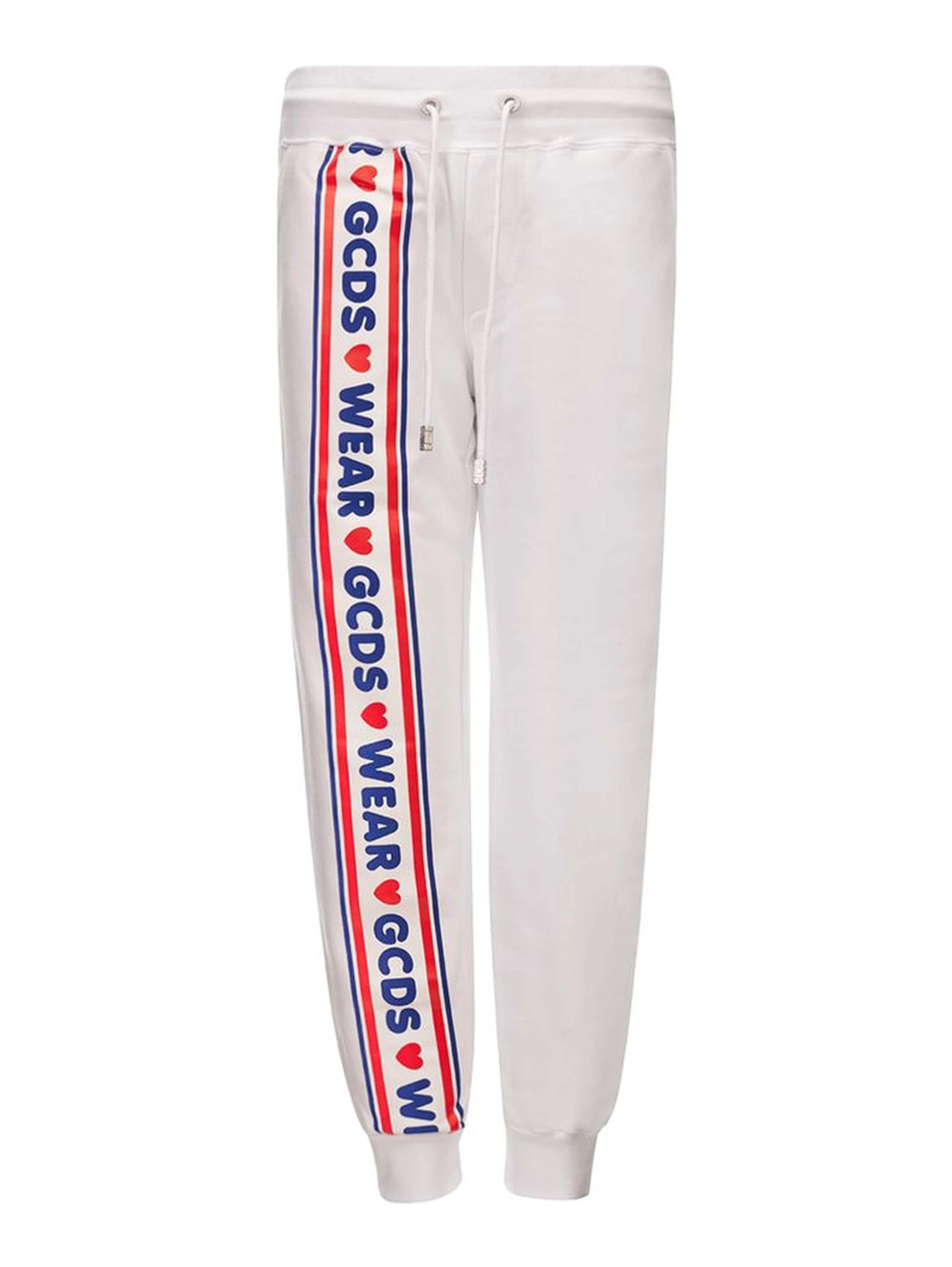 White Cotton Joggers (Workout Pants)