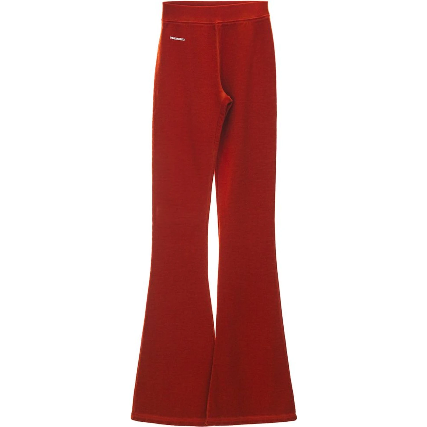 Red Cotton Athletic Pants