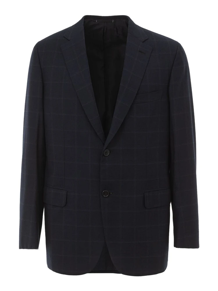 Blue Wool Blazer