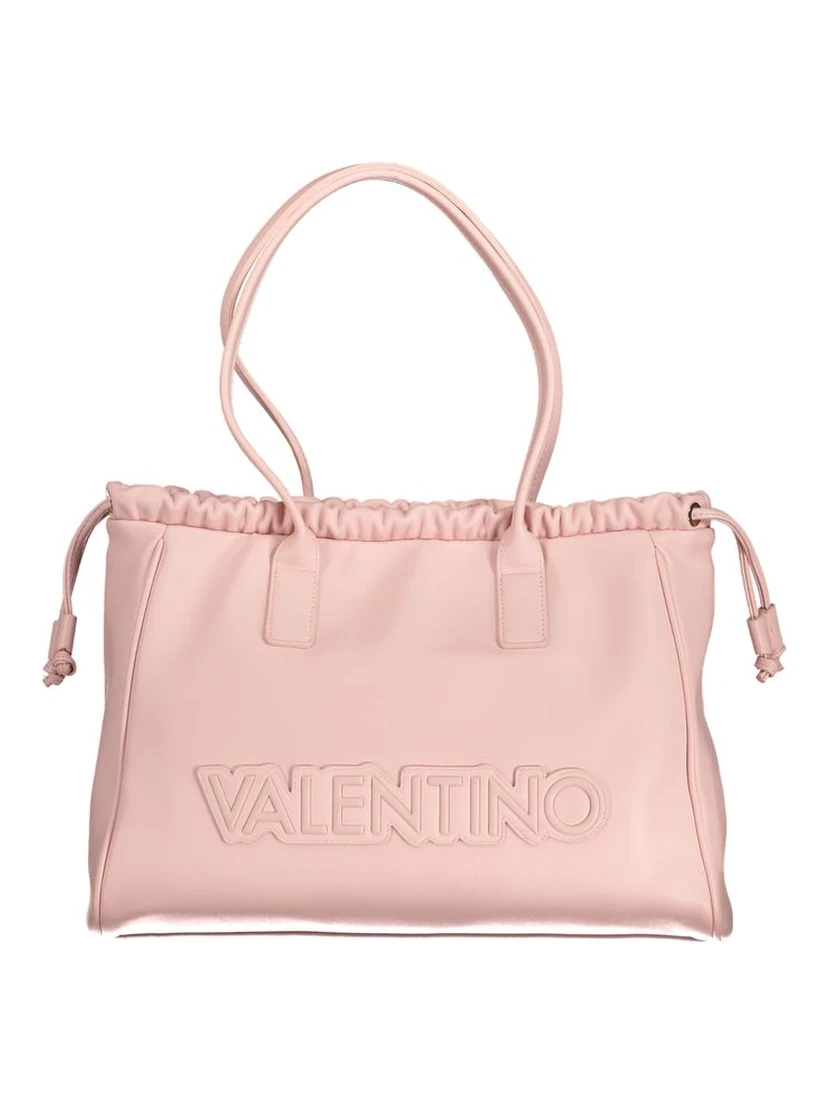 Pink Polyethylene Handbag