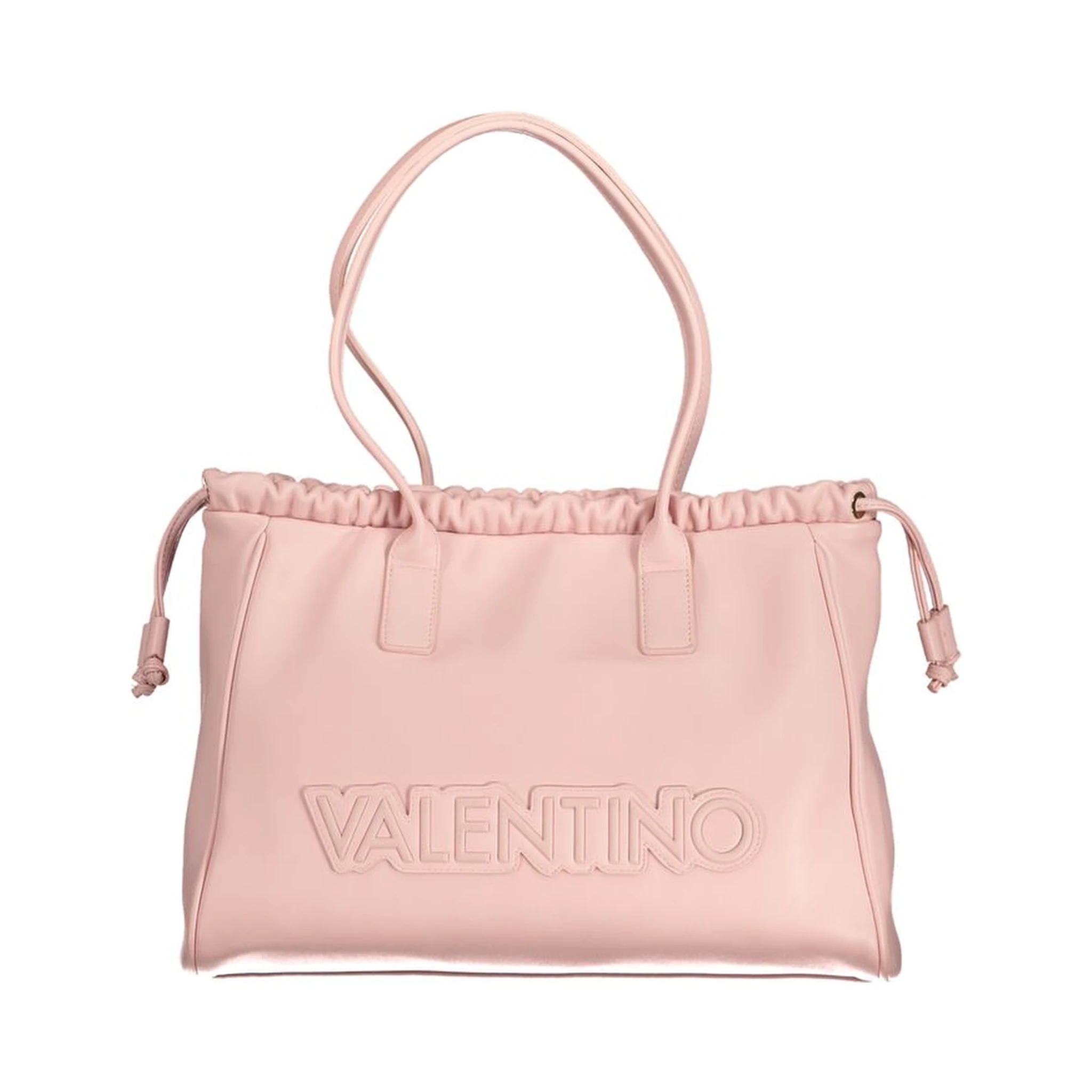 Pink Polyethylene Handbag