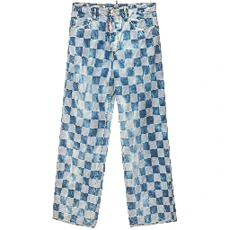 Blue Cotton Relaxed Fit Jeans