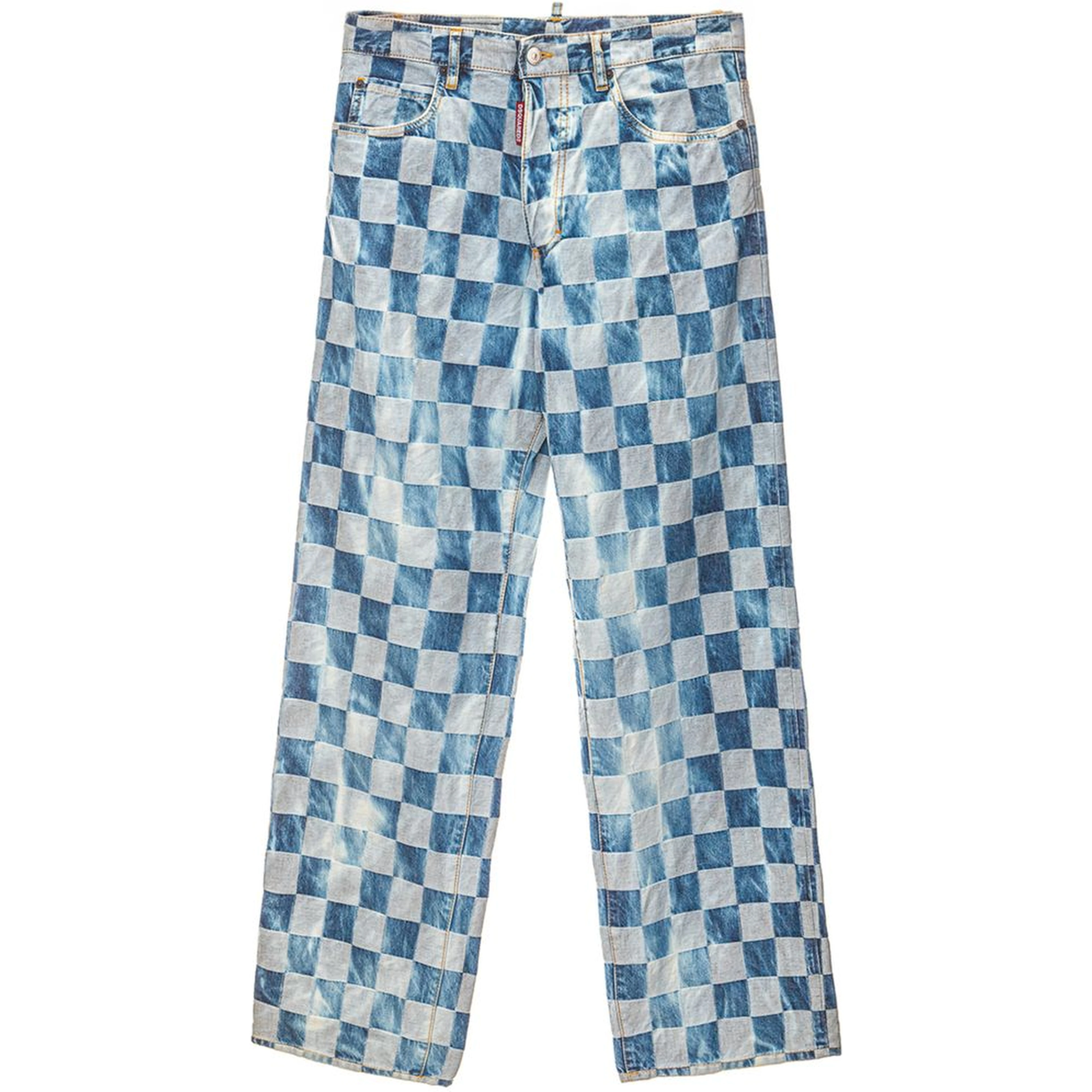 Blue Cotton Relaxed Fit Jeans