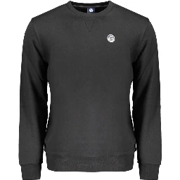 Black Cotton Sweatshirt
