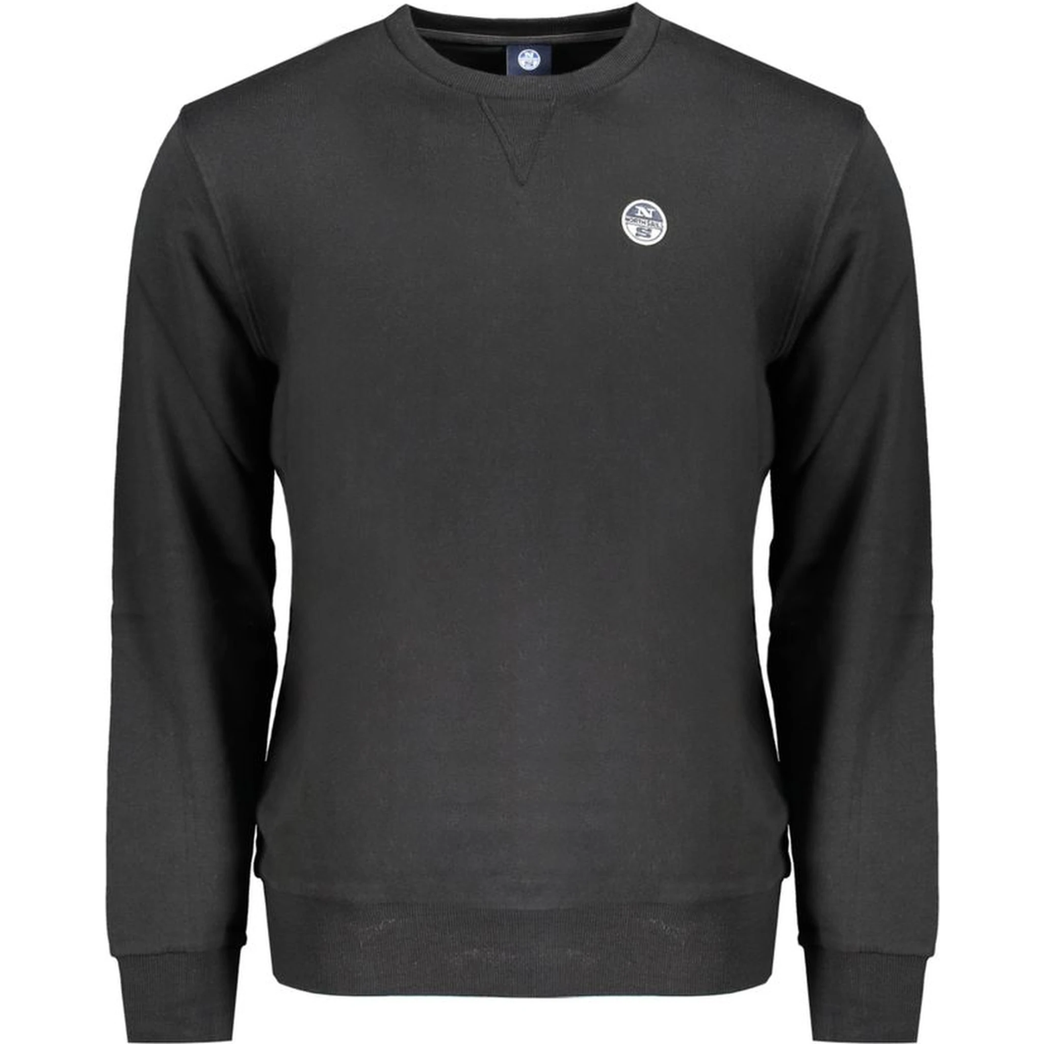 Black Cotton Sweatshirt